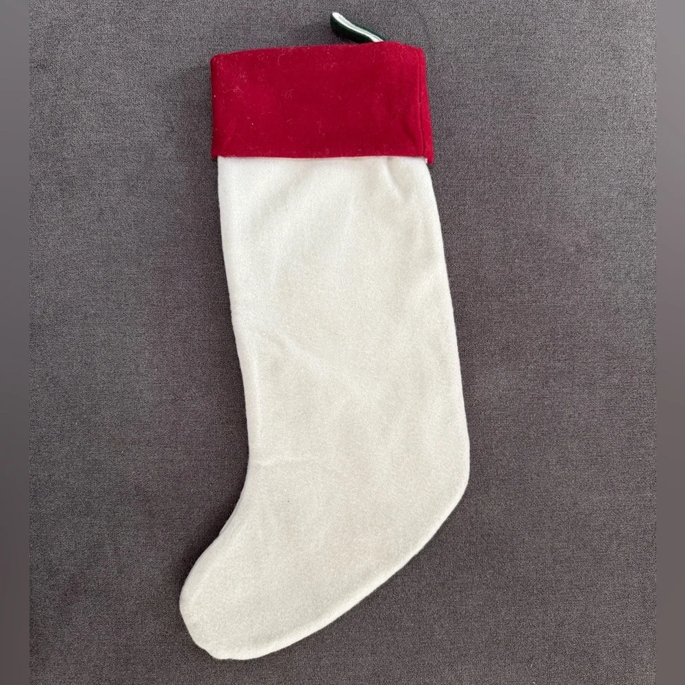 Crate & Barrel Fair Isle Friends Fox Christmas Stocking by Joan Anderson